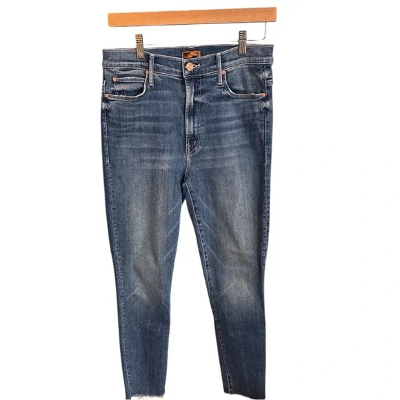 Mother Stunner Zip Ankle Step Fray in Walking on Clouds - Picture 2 of 7